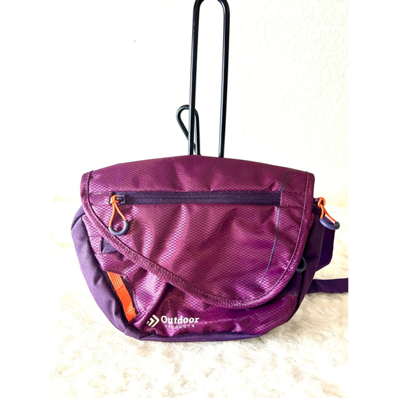 Outdoor Products Handbags - Outdoor Products Purple And Orange Fanny Pack Belt Pouch Waist Hiking Crossbody